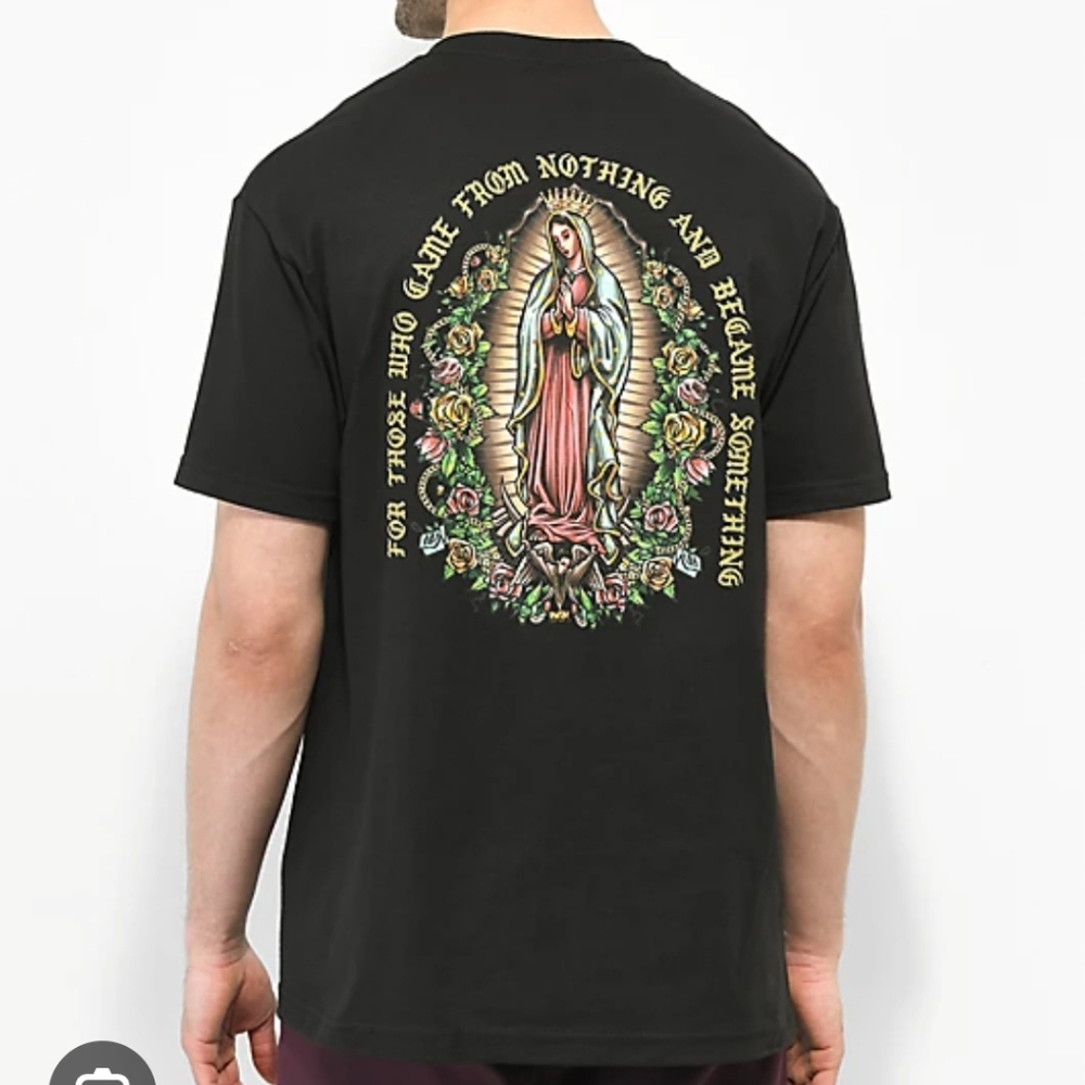 DGK Guadalupe T-Shirt Mens Size Medium Black For Those That Came From Nothing